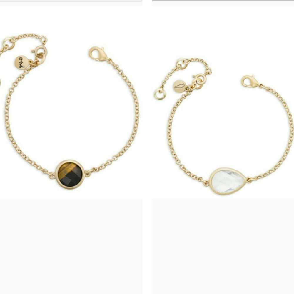 Tiger eye duo bracelets